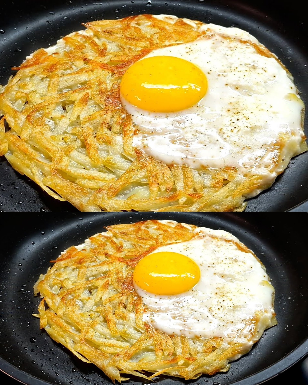 Crispy Potato Pancake with Egg