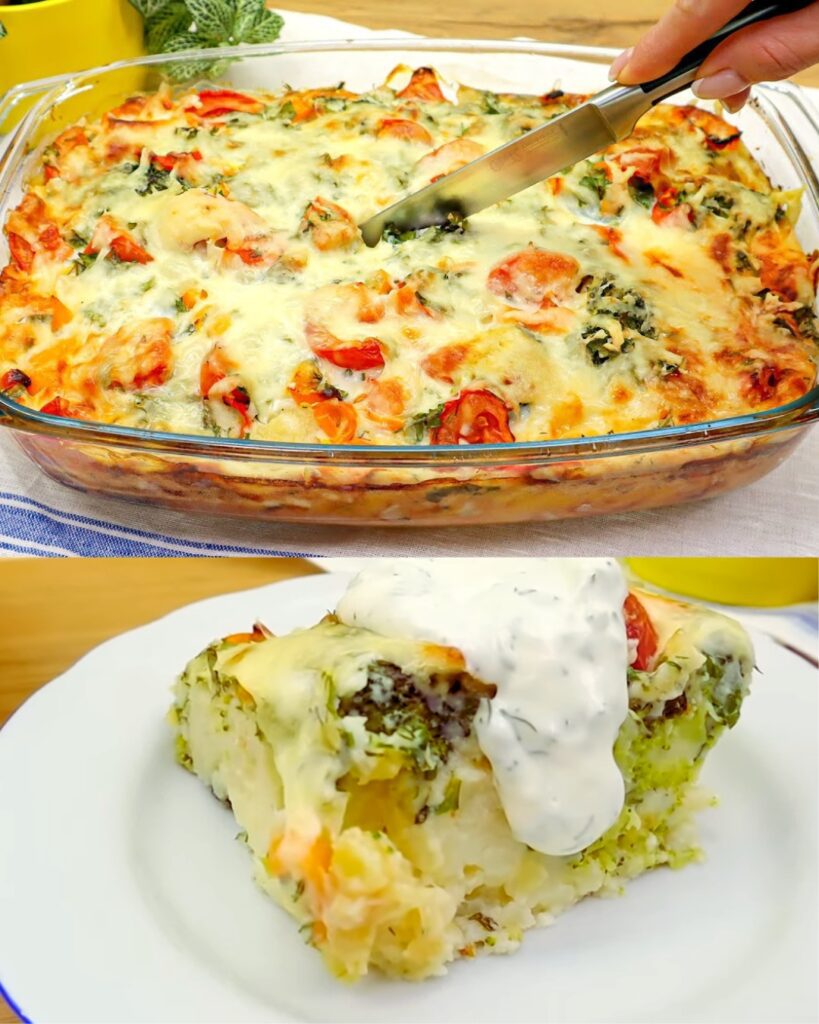 Creamy Broccoli-Cauliflower Casserole