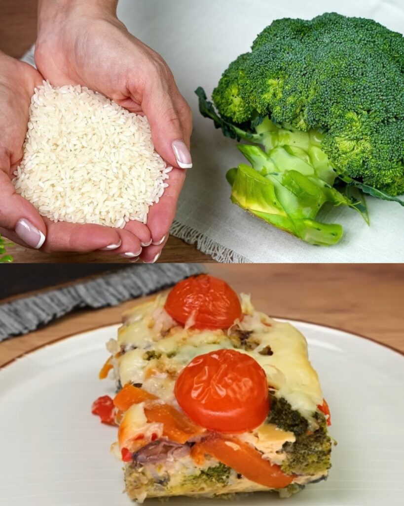 Cheesy Veggie Rice Casserole