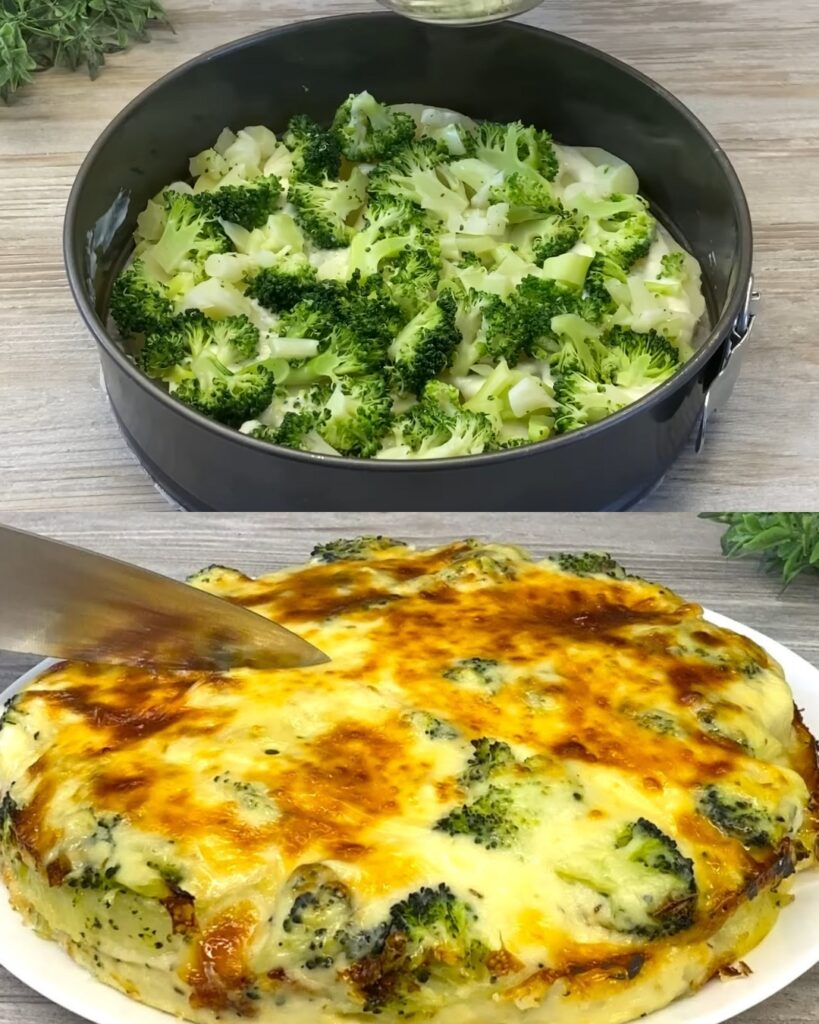 Cheesy Broccoli and Potato Bake: A Mouthwatering Delight!