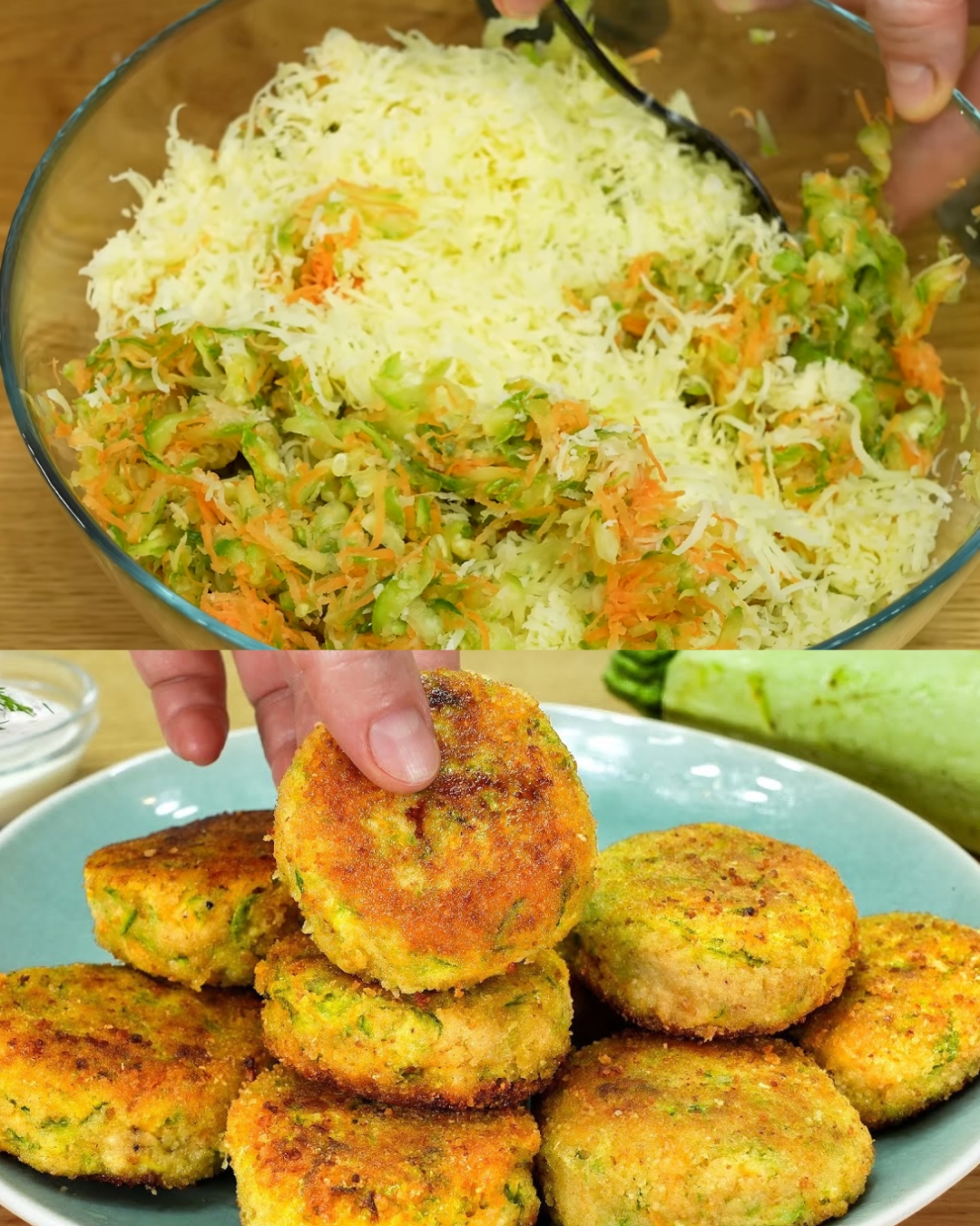 Zucchini, Carrot, and Potato Patties: A Crispy Delight for All Ages