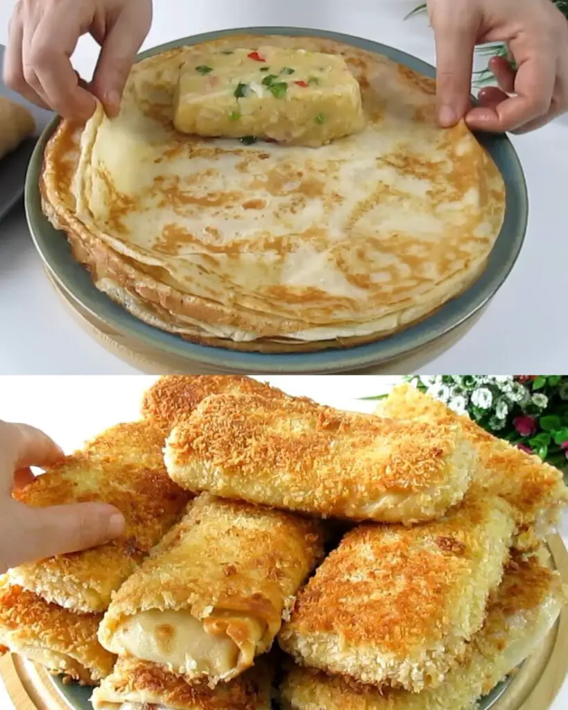 Crispy Stuffed Potato Crepes: A Comfort Food Delight