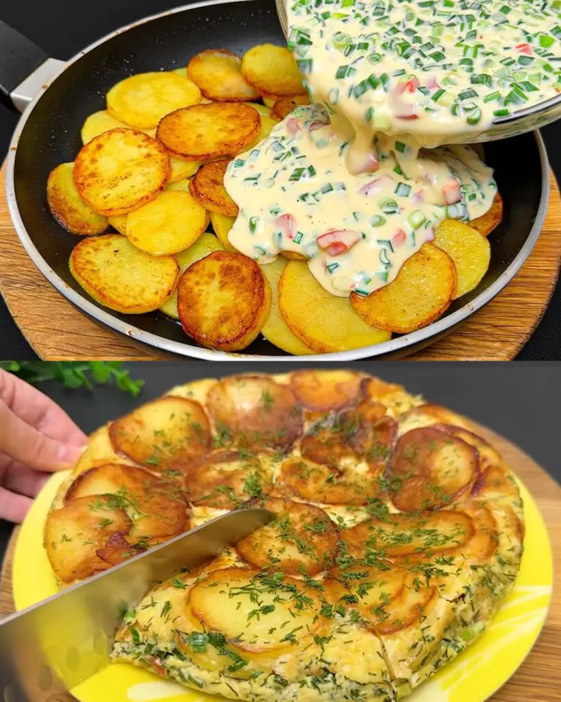 Grandma's Garlic Potatoes Salad