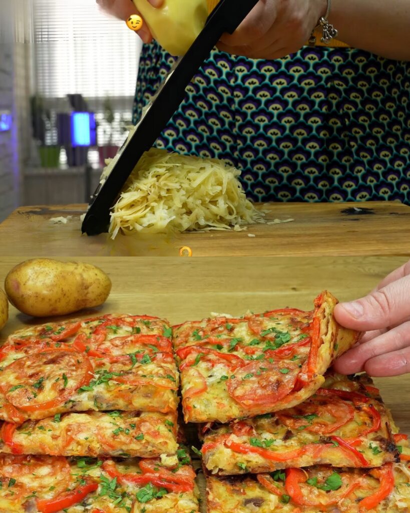 Savory Potato and Vegetable Pancake: A Rustic Delight finished dish