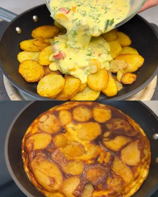 Rustic Skillet Potato and Egg Breakfast