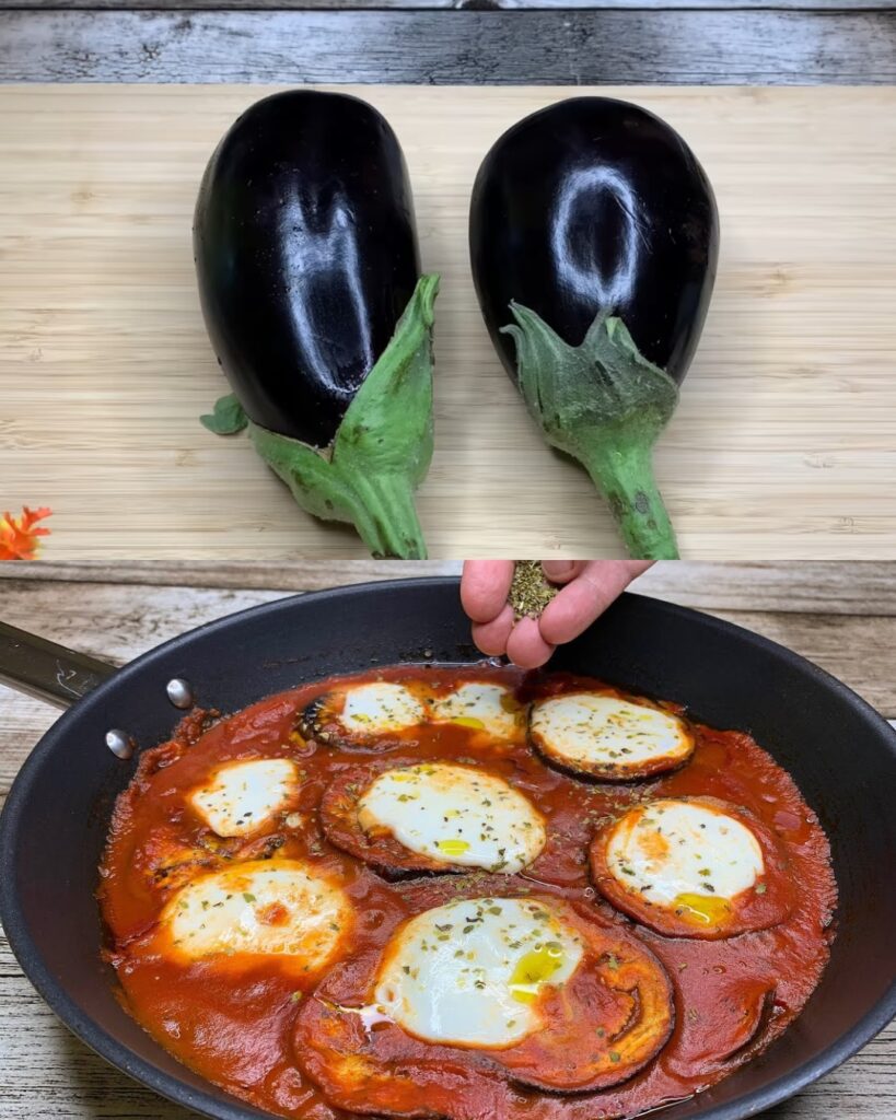 Eggplant Boats on a Fluffy Sea: A Recipe for All Seasons finished dish