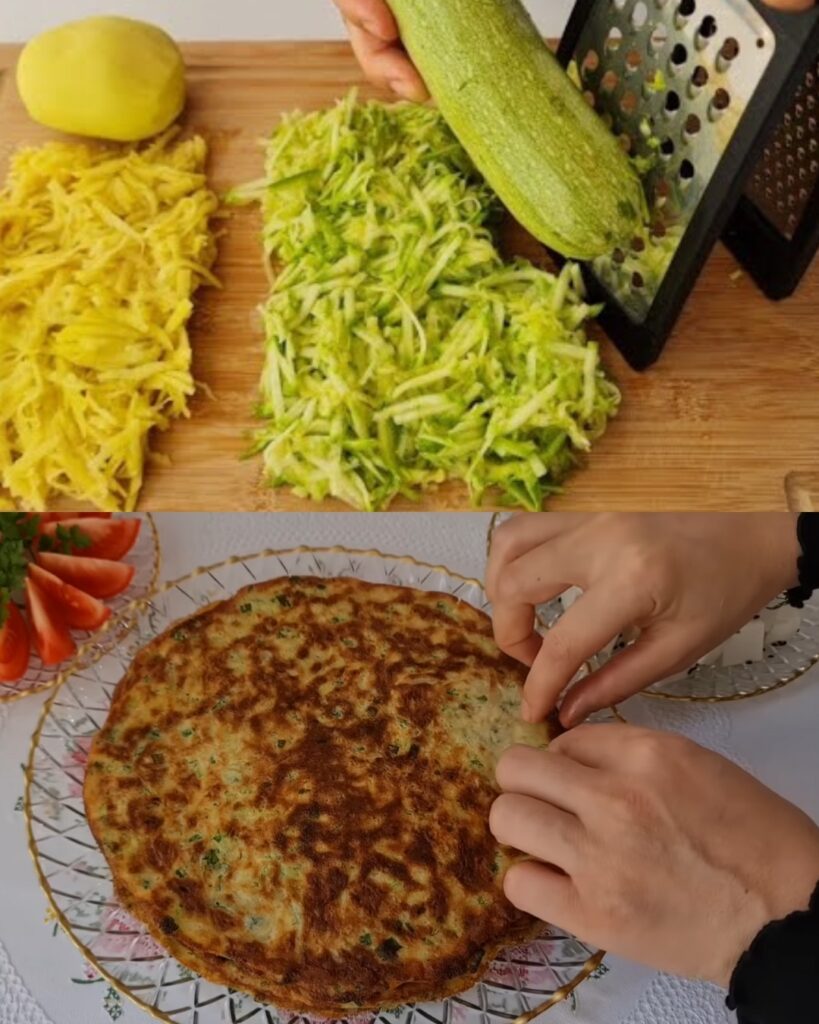 Homemade Zucchini and Potato Frittata: A Wholesome Delight