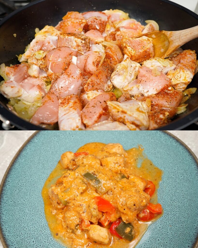 Mediterranean Flair: Baked Chicken with Feta Cheese and Bell Peppers
