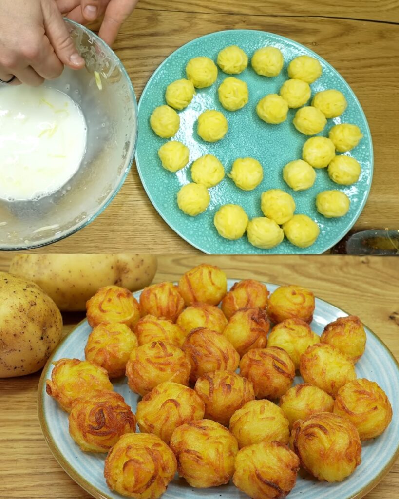 Crispy Potatoes with Creamy Garlic-Pepperoni Sauce