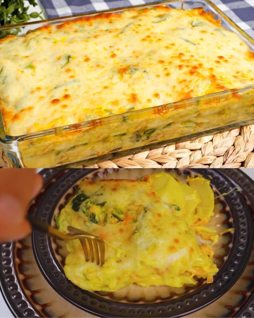 Creamy Potato and Spinach Bake
