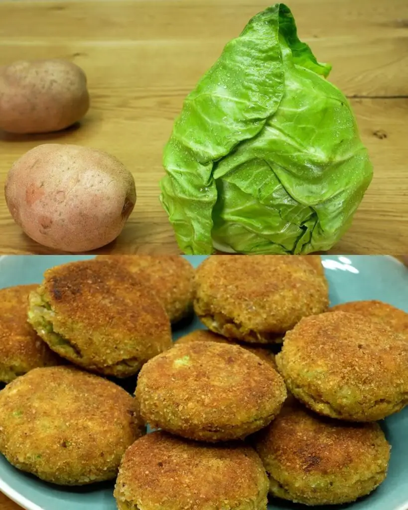 Crispy Cabbage Patties with Creamy Cucumber Sauce: A Flavorful Delight