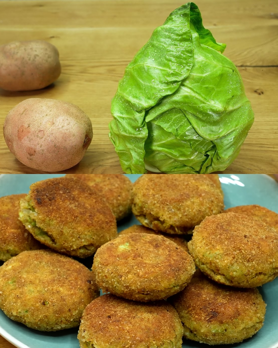 Crispy Cabbage Patties with Creamy Cucumber Sauce: A Flavorful Delight