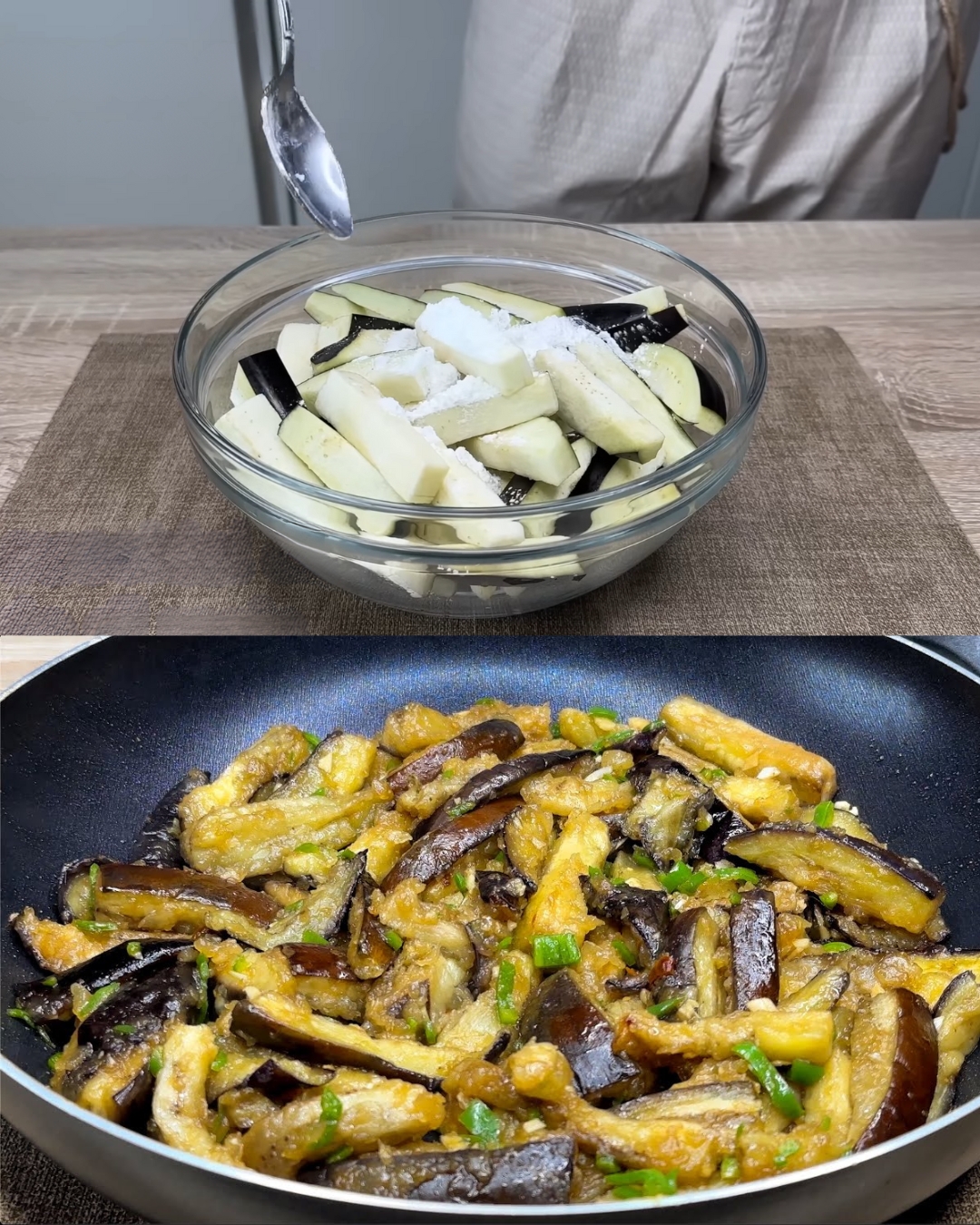 Sautéed Eggplant and Pepper in Soy Sauce: A Flavorful Stir-Fry Delight