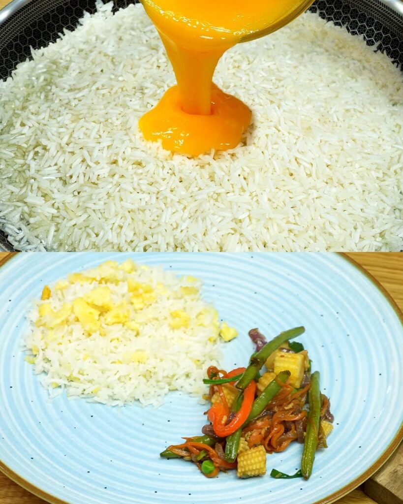 Homemade Vegetable Fried Rice with Eggs