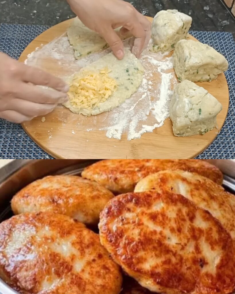 Potato Cheese Pancakes Recipe finished dish