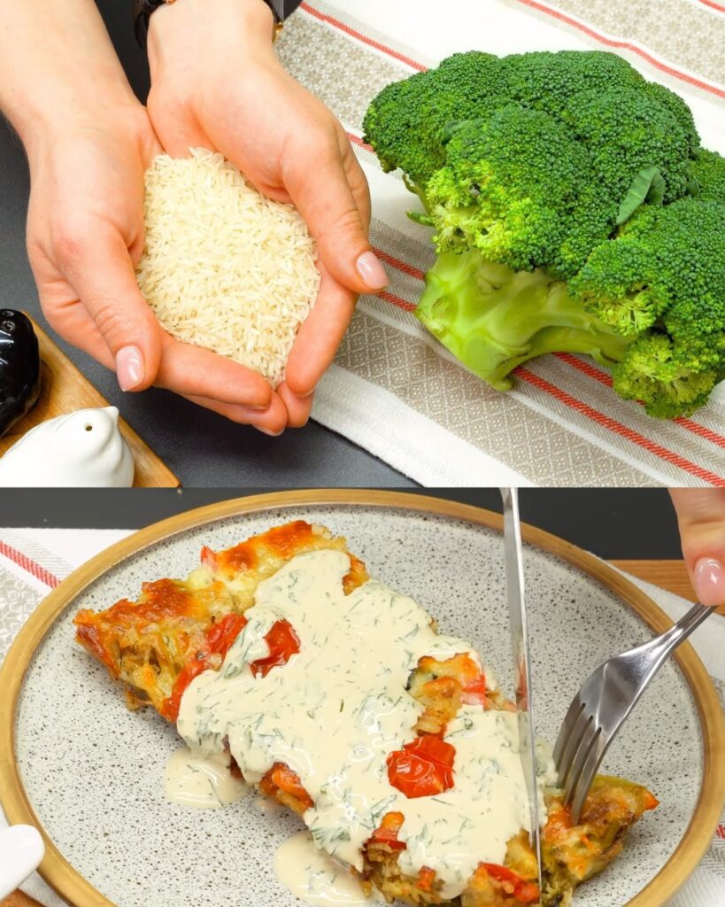 Savory Broccoli, Rice, and Egg Skillet with Fresh Herbs