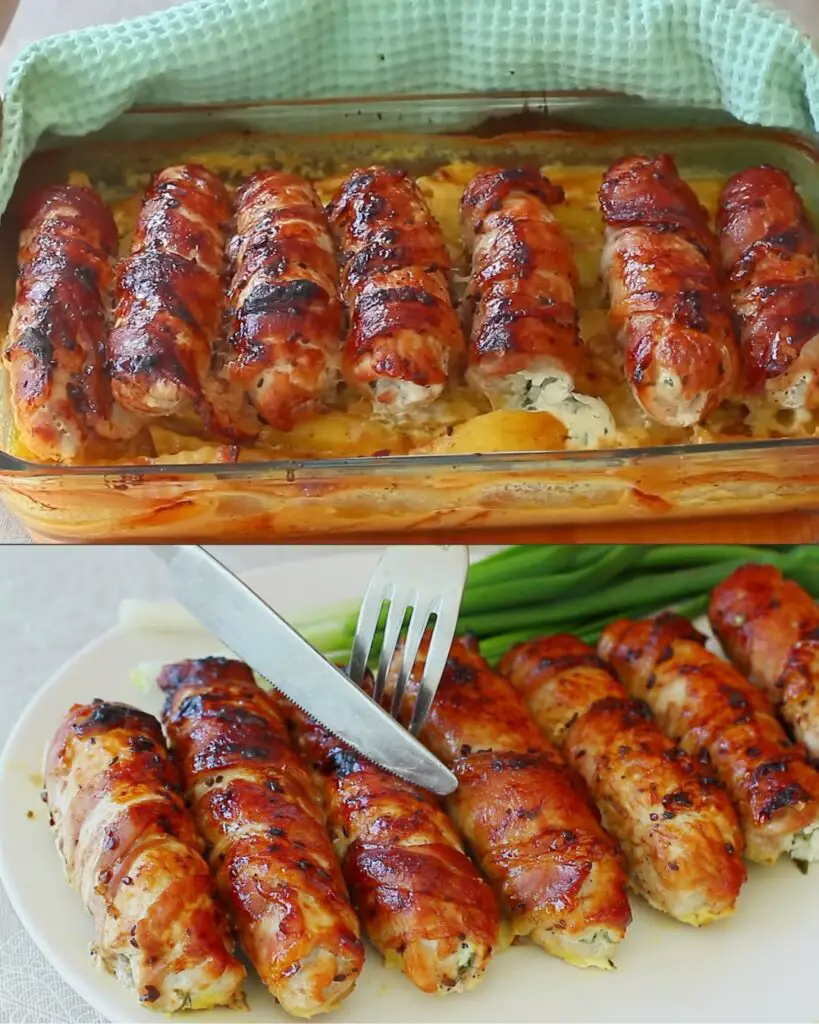 Herb and Garlic Cream Cheese Stuffed Pork Loin