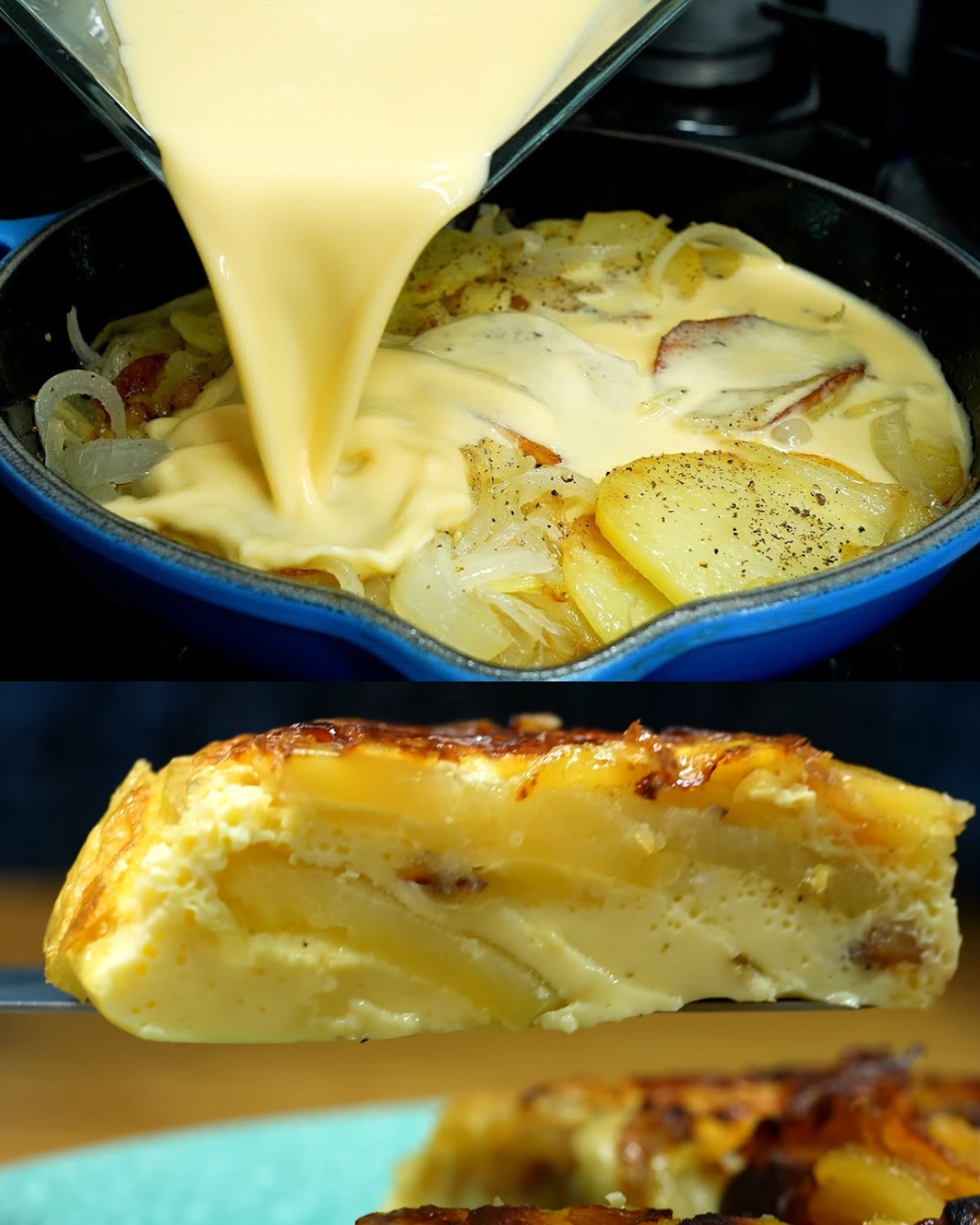 Simple and Savory Skillet Potato Frittata