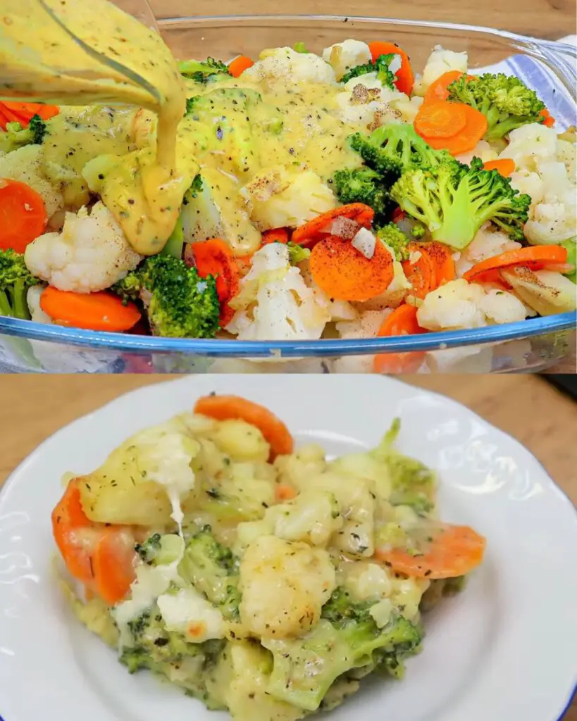 Savor the Delights of a Creamy Broccoli and Cauliflower Casserole with a Sweet Twist