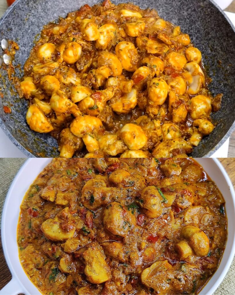 Butter Masala Mushroom Curry