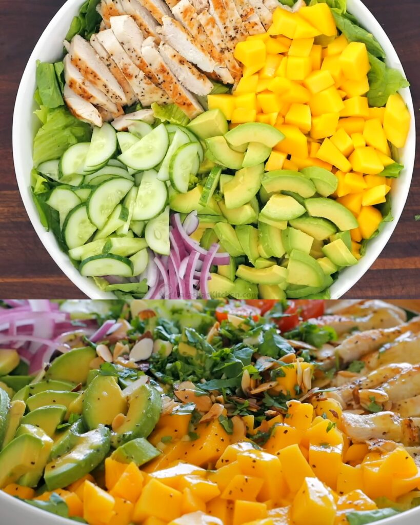 Chicken Mango Salad with Honey Vinaigrette: A Fresh and Flavorful Delight