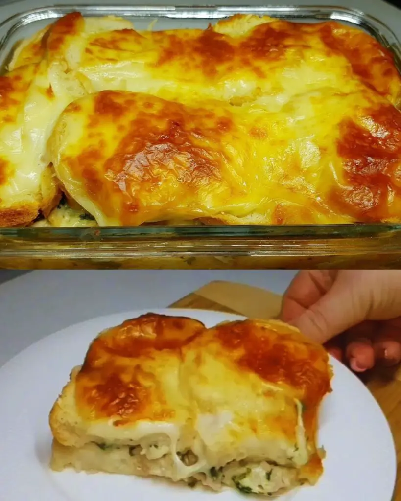 Savory Chicken and Cheese Baguette