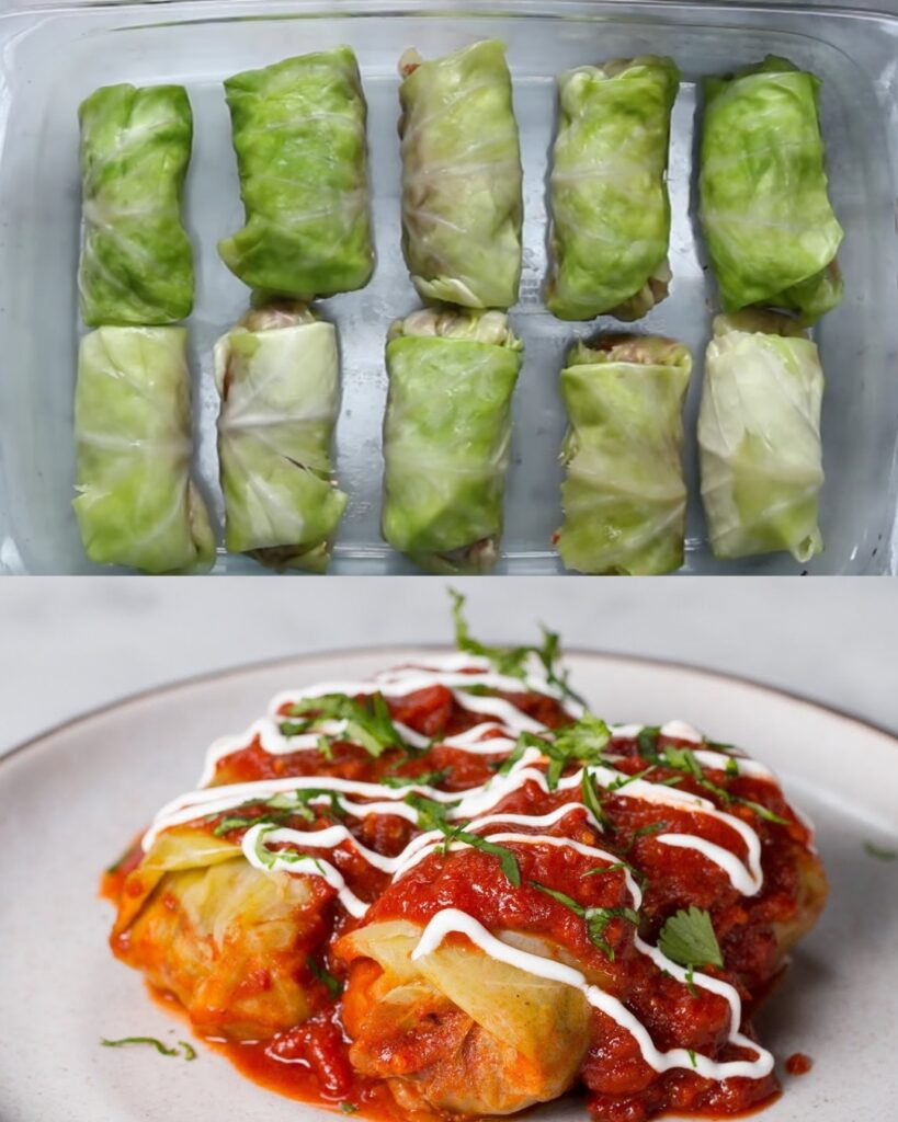 Hearty Stuffed Cabbage Rolls finished dish