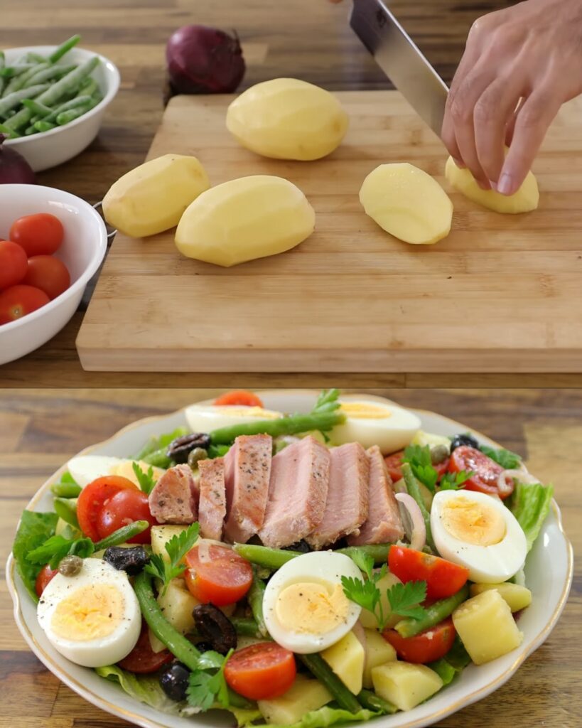Classic Niçoise Salad with Dijon Mustard Dressing