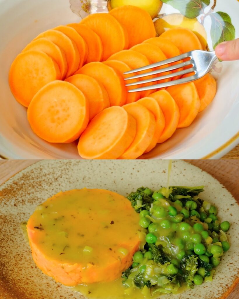 Sweet Potato and Kale Skillet finished dish