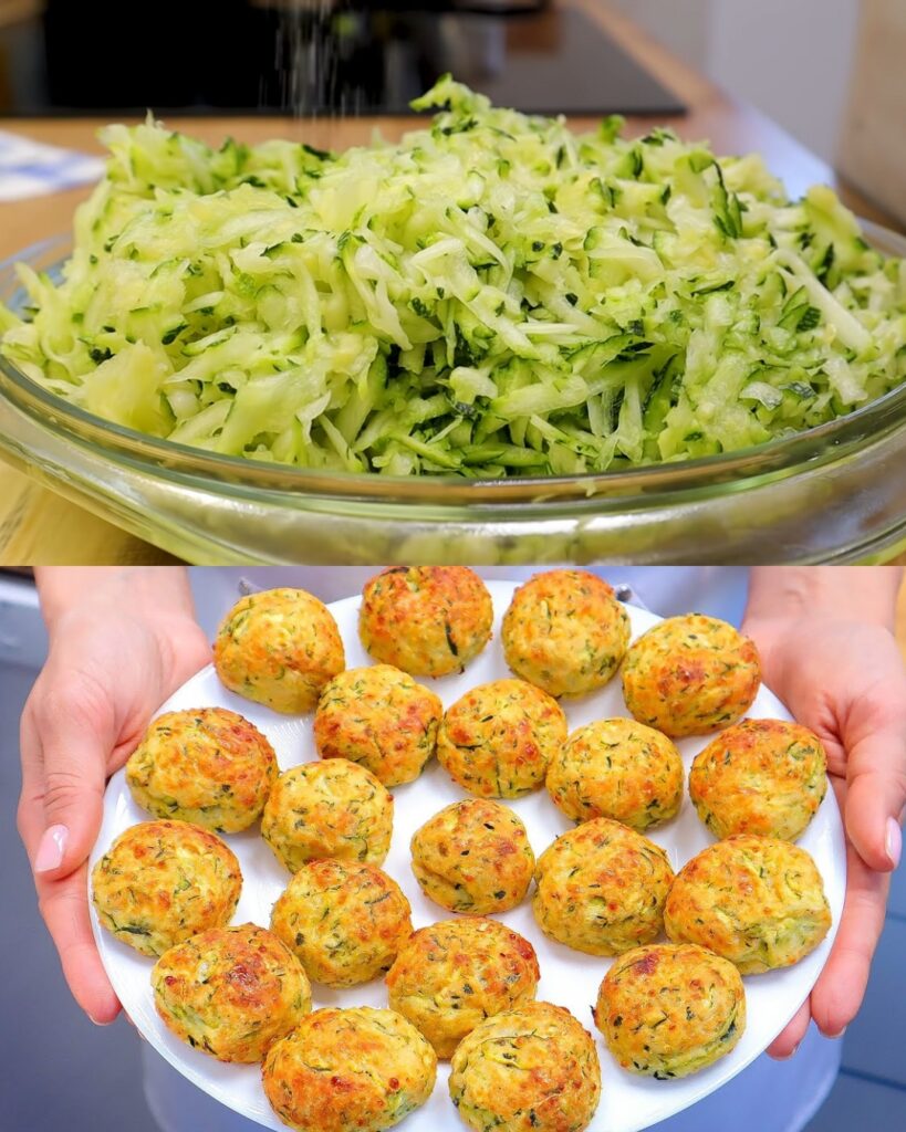 Zucchini Balls with Herbed Rice and Garlic Dill Sauce