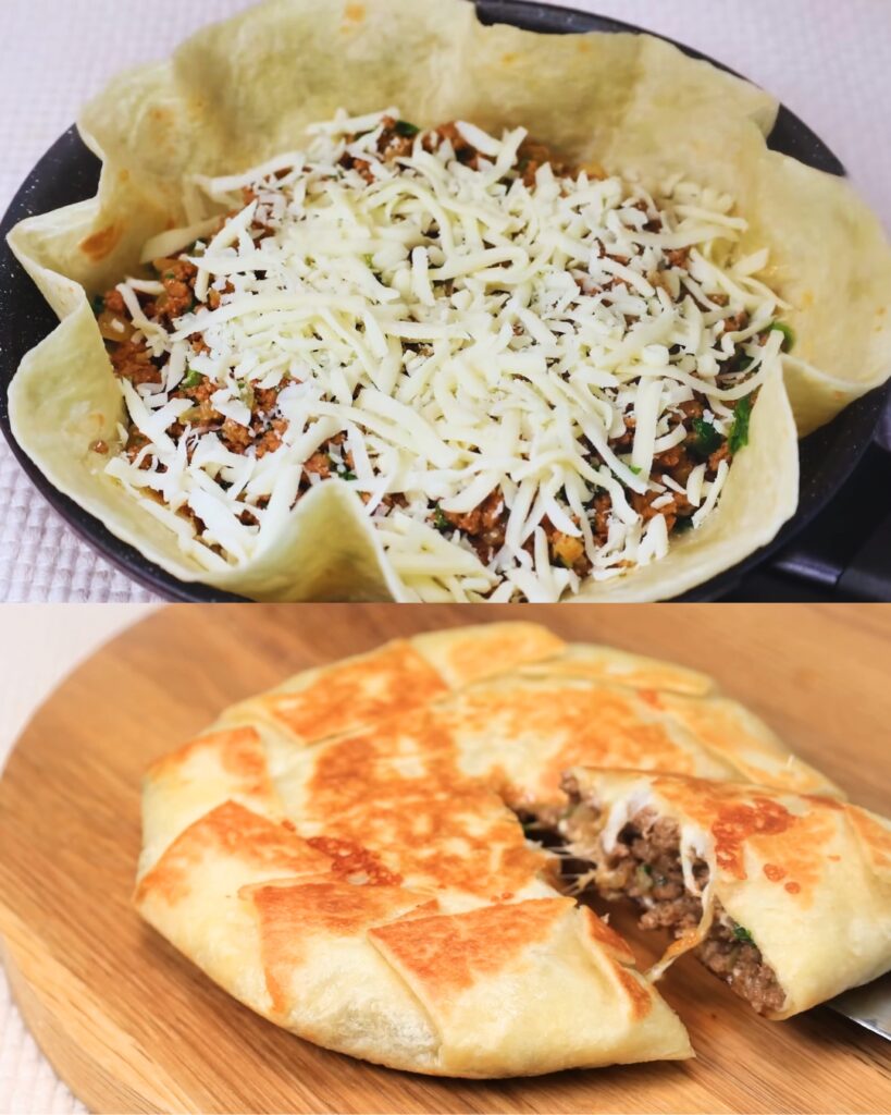 Crispy Beef Tortilla- A Wonderful Delight finished dish