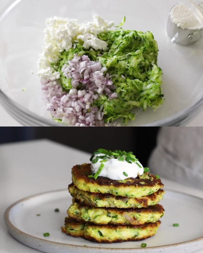 Crispy Zucchini Parmesan Fritters