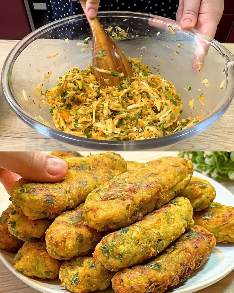 Crispy Zucchini Patties with Creamy Yogurt Sauce finished dish