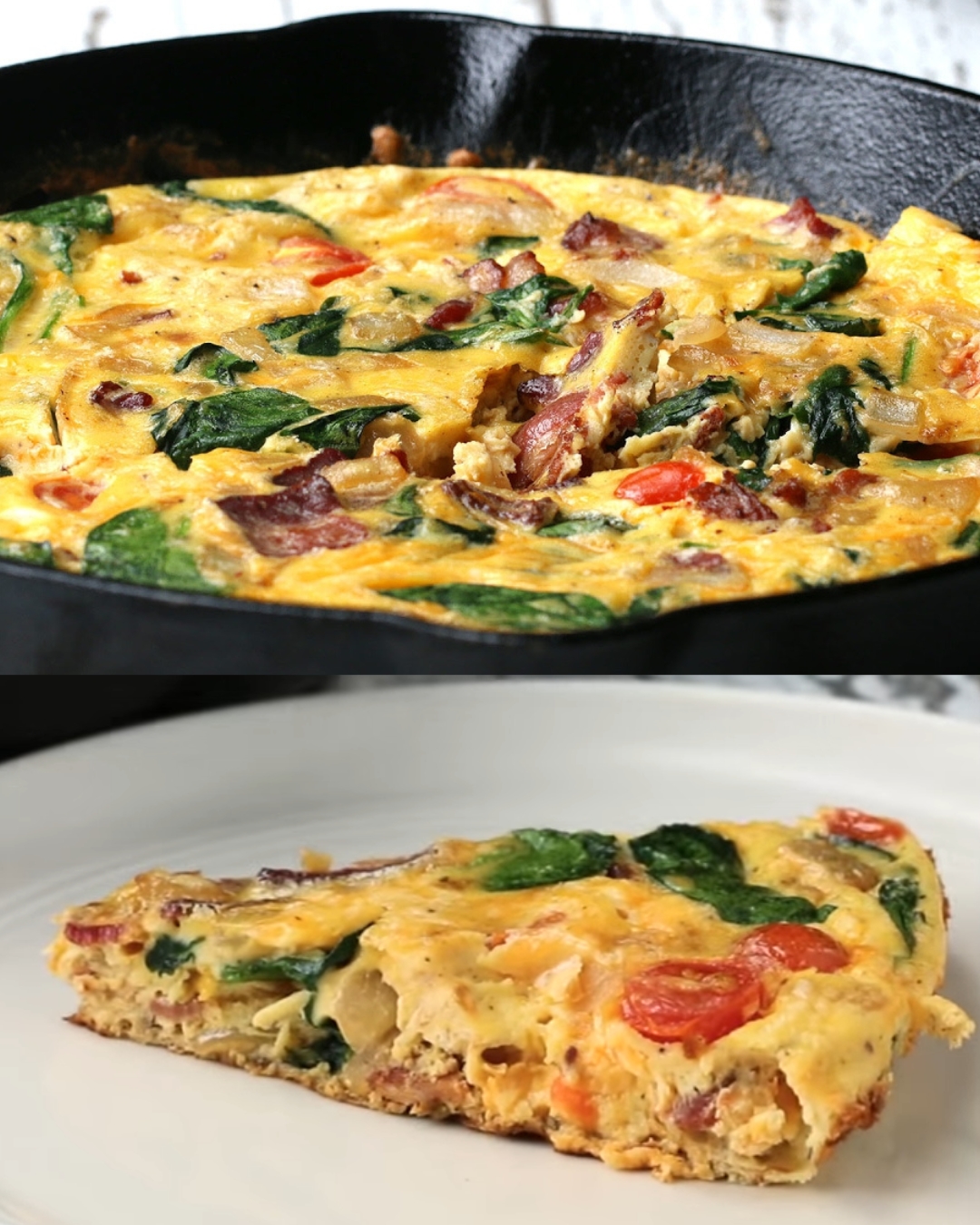 Savory Spinach and Bacon Frittata: A Delicious and Nutritious Meal