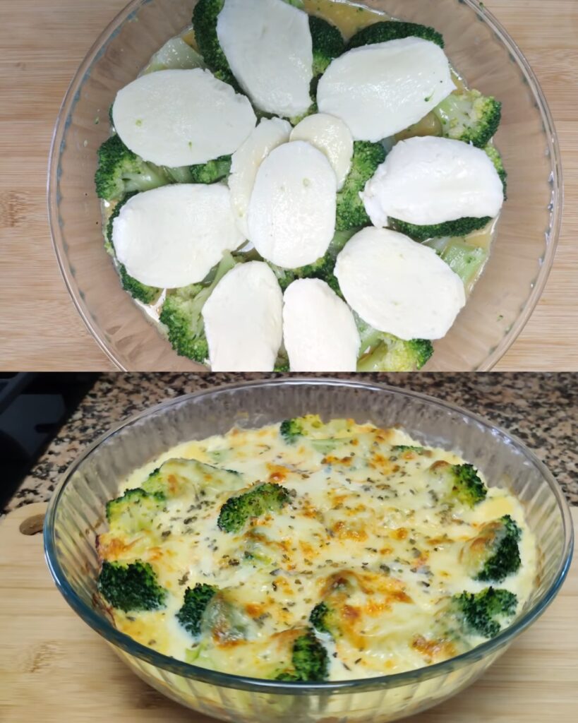 Cheesy Baked Broccoli Delight