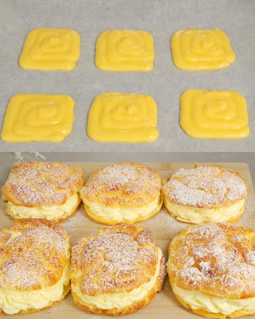Zesty Lemon Cream-Filled Pastries with Mascarpone