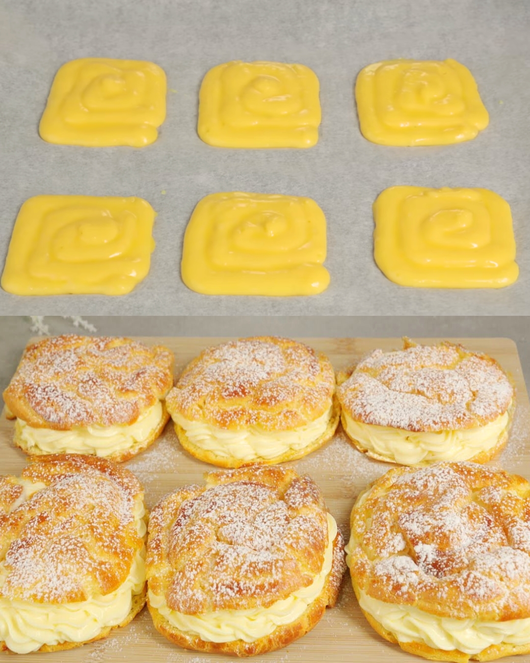 Zesty Lemon Cream-Filled Pastries with Mascarpone