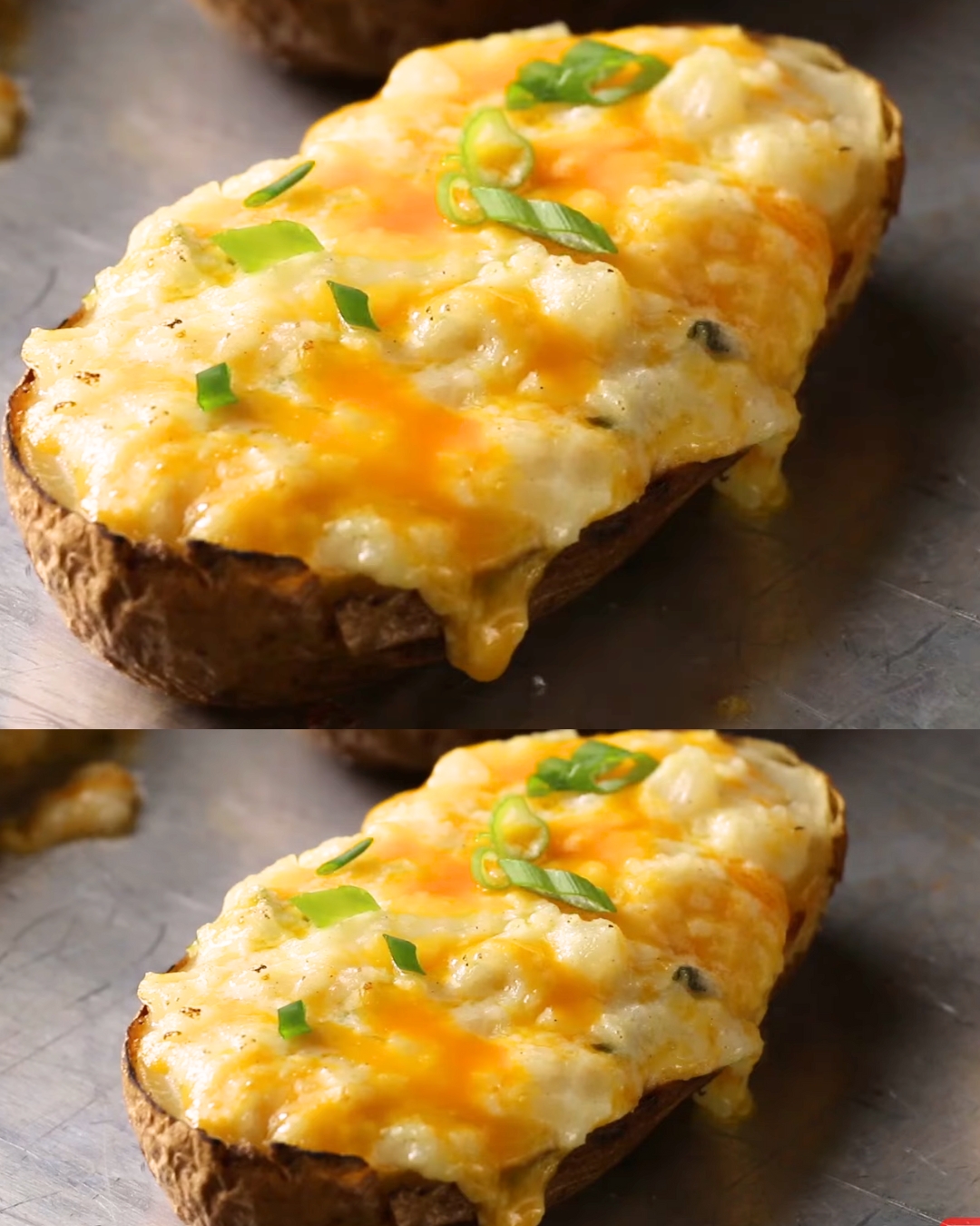 Cheesy Stuffed Baked Potatoes - Greenku Recipes
