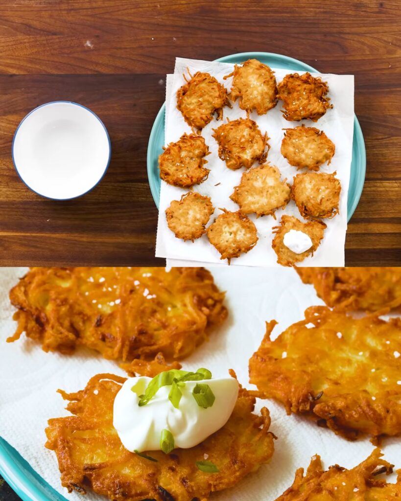 Perfectly Crispy Latkes: Traditional Potato Pancakes for Any Occasion finished dish
