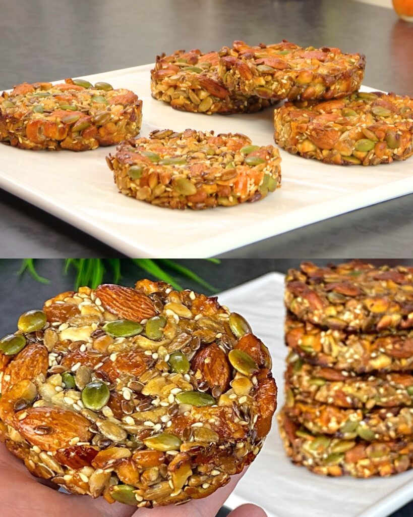 Nut and Seed Energy Cookies finished dish