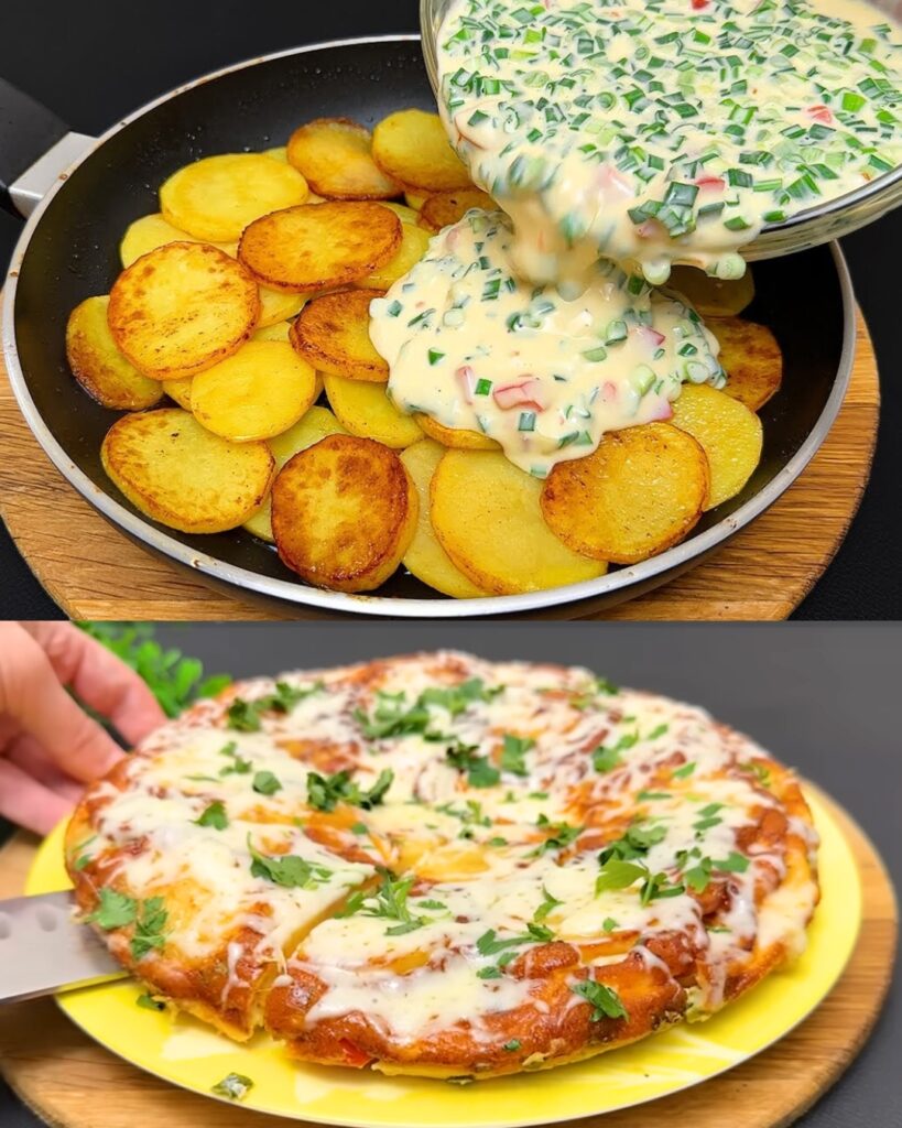 Potato and Egg Skillet finished dish