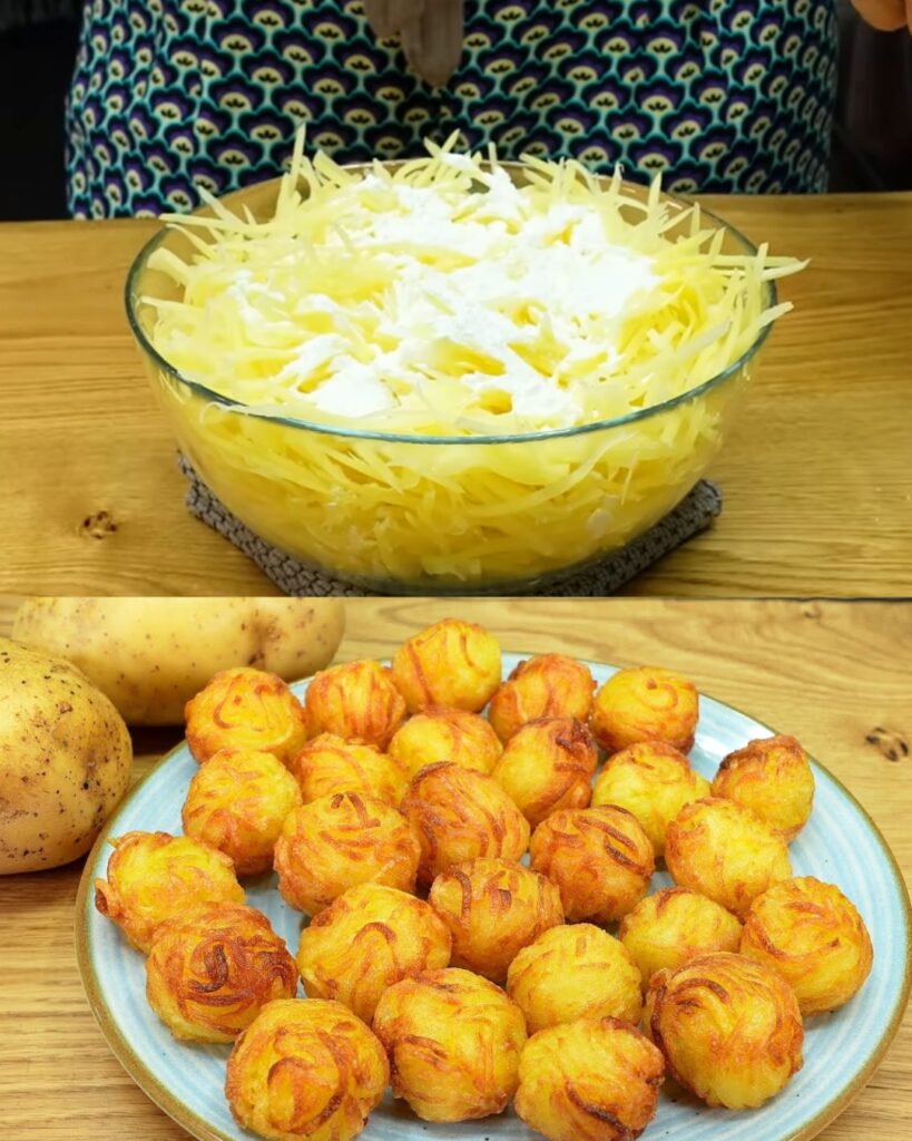 Crispy Potatoes with Creamy Garlic Cheese Sauce