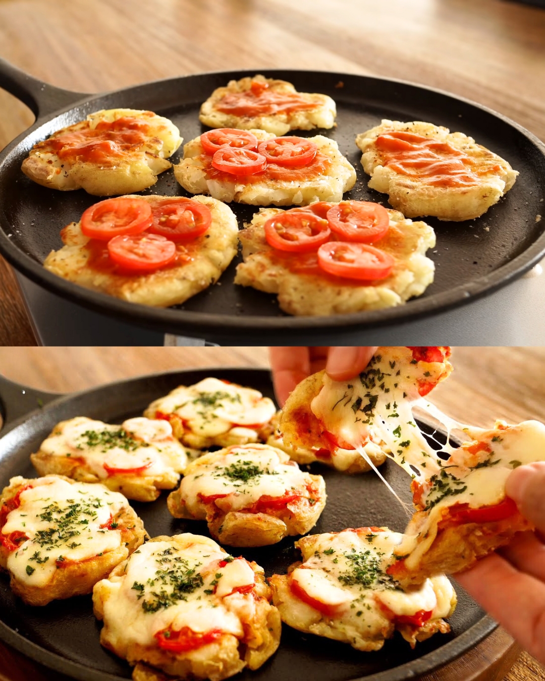 Mini Potato Pizzas