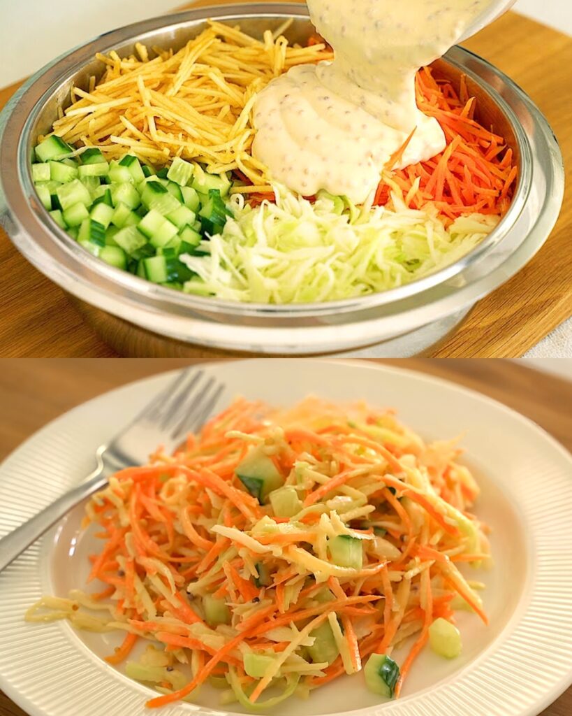 Fresh Cabbage and Apple Salad