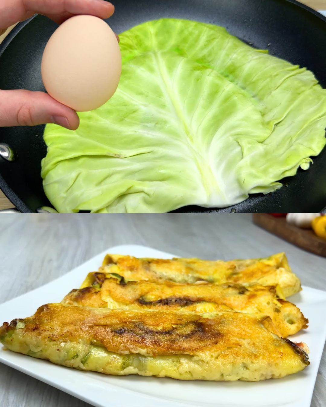 Simple Cabbage and Egg Skillet