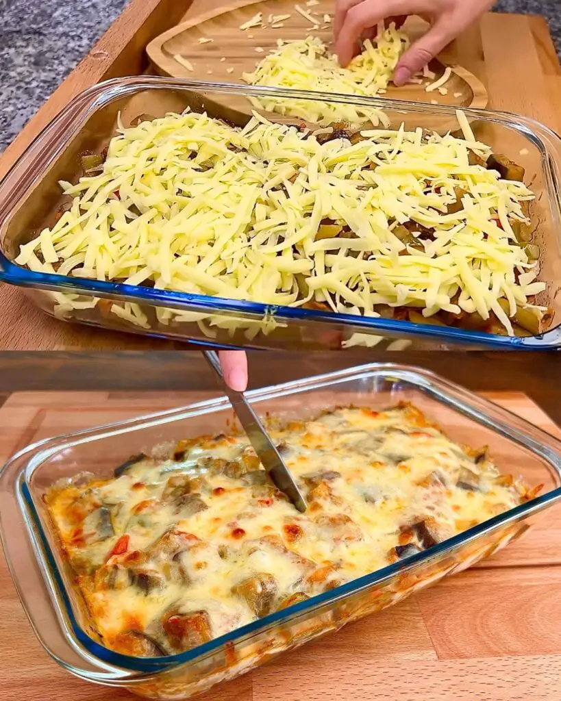 Baked Eggplant and Vegetable Casserole
