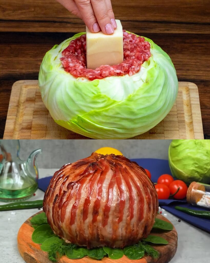 Stuffed Cabbage Rolls with Creamy Dill Sauce