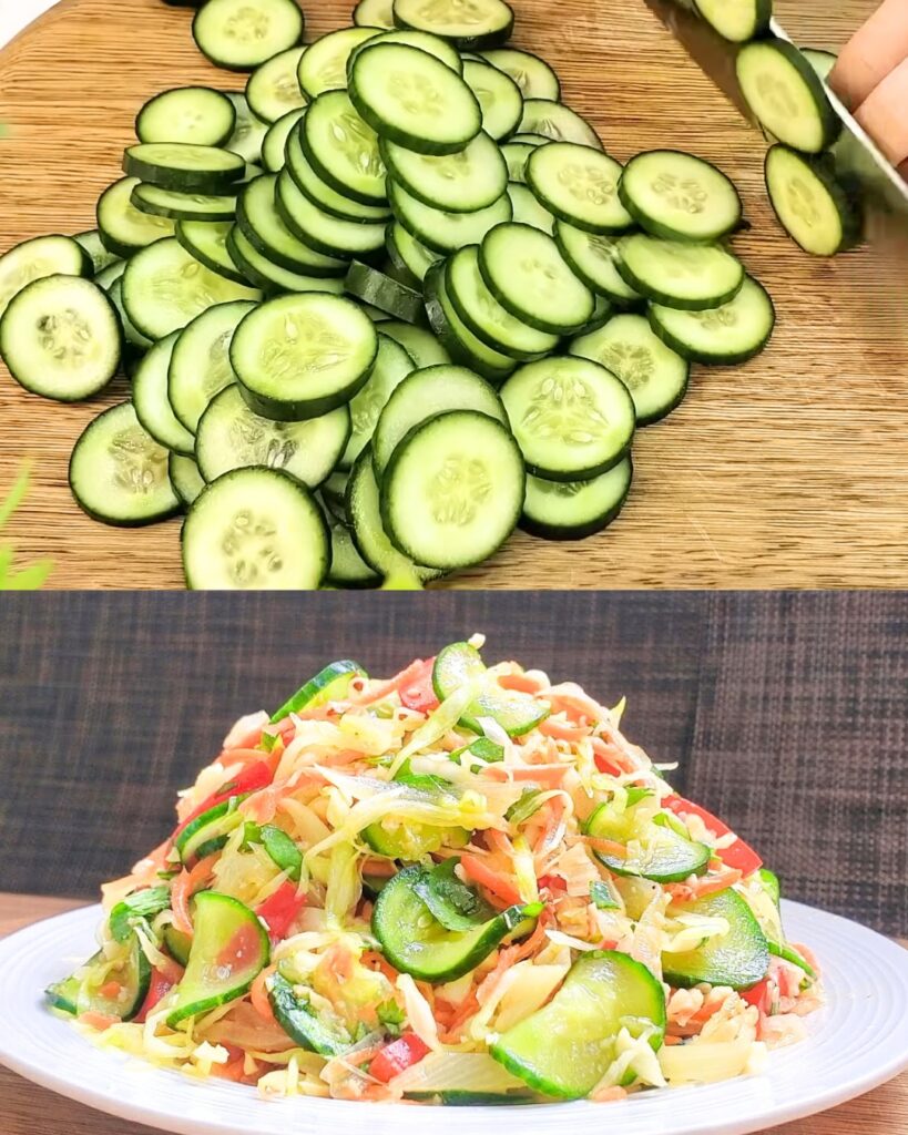 Crunchy Vegetable Salad with Lemon-Honey Dressing