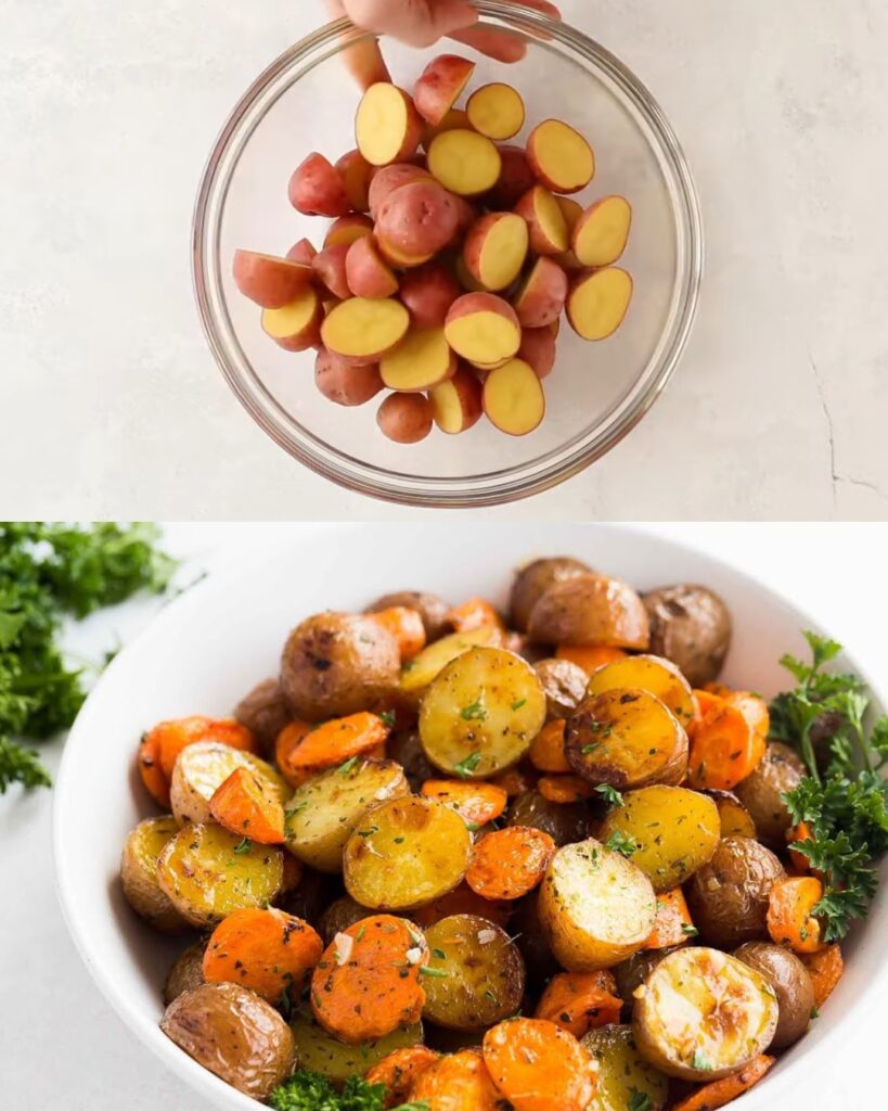 Herb-Infused Garlic Butter Roasted Veggies