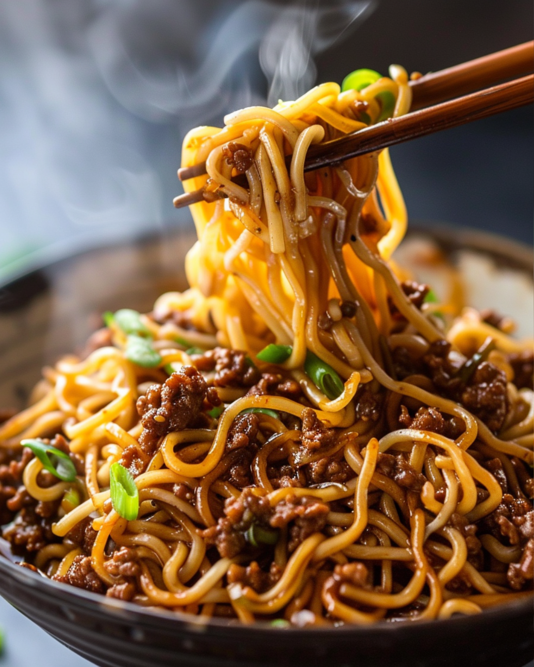 Mongolian Beef Noodle Stir-Fry - Greenku Recipes